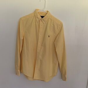 Polo by Ralph Lauren Pale Yellow Button-Down Shirt